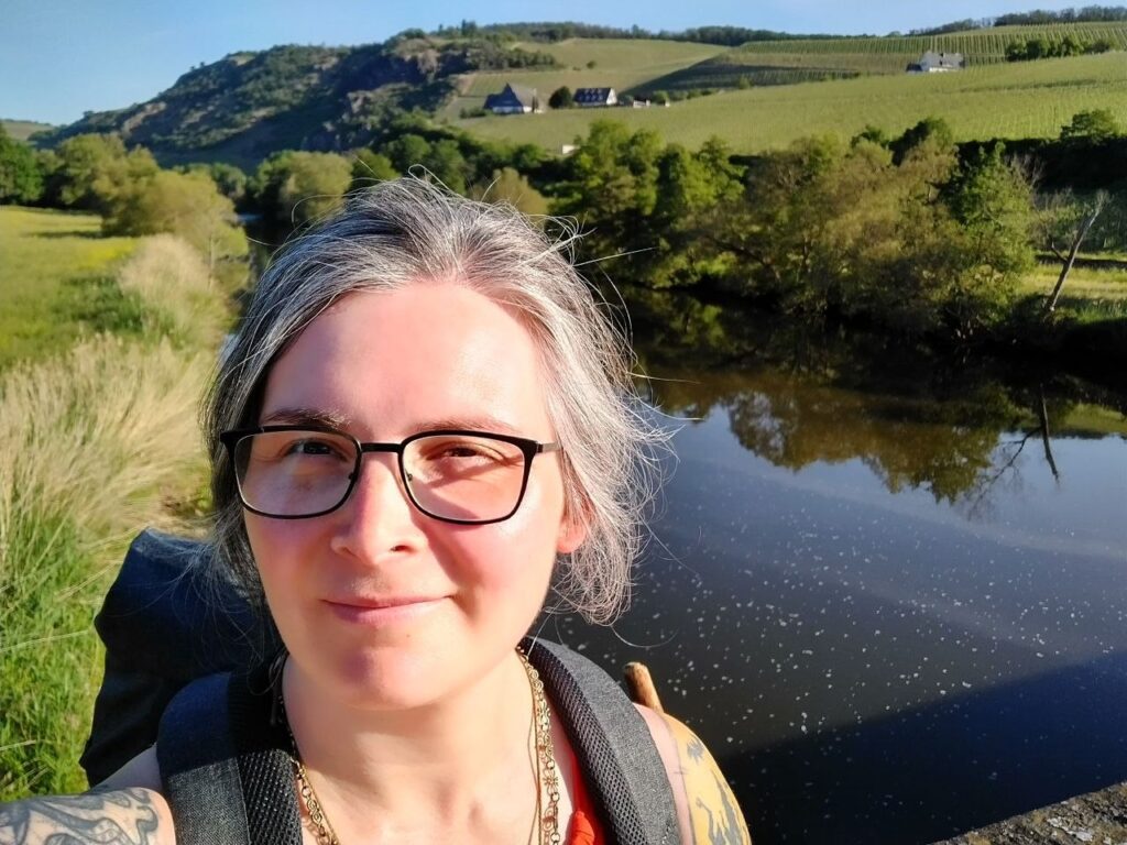 Portrait entstanden auf dem Hildegard-von-Bingen-Pilgerwanderweg