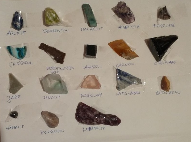 Medizinrad to go aus Mineralien, erworben bei mp-stones