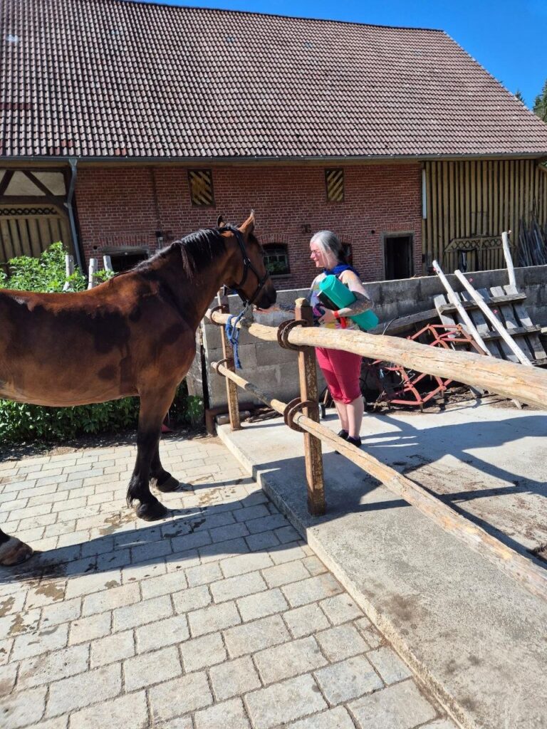 Am Schnaggenberg bei der schamanischen Ausbildung